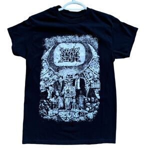 Napalm Death Scum Short Sleeve Earache Records T Shirt Unisex